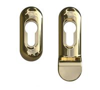Ultion Sweet Gold Slim Escutcheon Keyhole Fingerpull