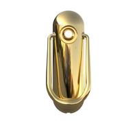 Ultion Sweet Gold Two-Part Door Knocker with Spyhole Door Viewer