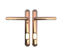 Ultion Sweet Rose Gold Door Handle Set, 122mm (Long Fixings)