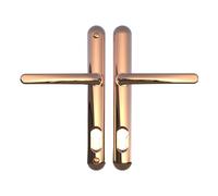 Ultion Sweet Rose Gold Door Handle Set, 211mm (Long Fixings)