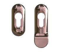 Ultion Sweet Rose Gold Slim Escutcheon Keyhole Fingerpull
