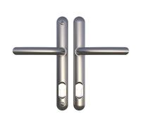 Ultion Sweet Satin Nickel Door Handle Set, 211mm (Long Fixings)