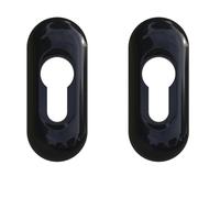 Ultion Sweet Slim Escutcheon Keyhole Cover (Black, Escutcheon)