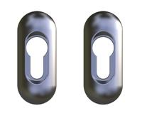 Ultion Sweet Slim Escutcheon Keyhole Cover (Satin Nickel, Escutcheon)