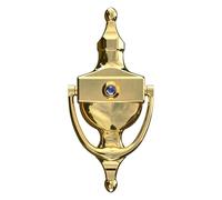 Ultion Sweet Traditional Victorian Style Urn Knocker with Spyhole Door Viewer - Matching Door Furniture Available (Gold)