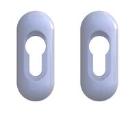 Ultion Sweet White Slim Escutcheon Keyhole Cover | Modern Design, Part of the Ultion Sweet Range, Matching Hardware Available