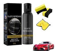 Ultishine Plastic Revitalizing Coating Agent Set,Plastic Parts Refurbish Agent for Car,Plastic Revitalizing Coating Agent,Car Interior Plastic Scratch Remover (1 pc, 50ml)