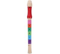 ULTNICE 8 Hole Wood Treble Recorder Flute for Kids Music Playing Lightweight Portable Soprano Instrument for Early Education and Childrens Music Practice