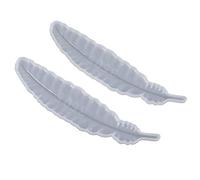 ULTNICE Silicone Bookmark Mold 6.34X1.57In 2-Pack DIY Resin Casting Mold with Hole for Easy Decoration and Jewelry Making