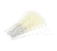 ULTNICE White Pearl Bead Stick 100Pcs Pearl Stick Pin Floral Pick Flower Bridal Wedding Bouquet Decoration Table Centerpiece