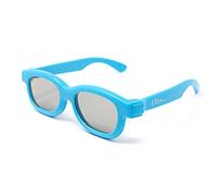 Ultra 1 x Blue Childrens Passive 3D Glasses Kids for Use with all Passive TVs Cinema Projectors and RealD Films Movies Circular Polarised 3D Glasses Passive Kids Movies Cinema 3D Glasses