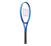 Wilson Ultra 100L V5 Adult Performance Tennis Racket - Grip Size 3-4 3/8", Strung with Sensation 16 Natural at Mid Range Tension