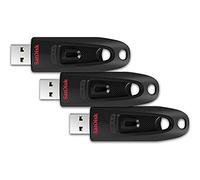Ultra 64GB USB Flash Drive USB 3.0 up to 130MB/s Read - Pack of 3