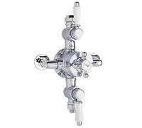 Ultra A3089E Victorian Thermo Triple Exposed Valve - Chrome