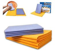 Ultra-Absorbent Miracle Cleaning Shammy, Miracle Shammy BOGOF Cleaning cloth，Will Not Scratch，Multi-Purpose Non-Woven Cleaning Towels,Reusable Non-Woven Shammy Cloth(1 set)
