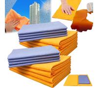 Ultra-Absorbent Miracle Cleaning Shammy, Shammy Cloth, Reusable Multi-Purpose Cleaning Non-Woven Shammy Cloth, Absorbent Cleaning Cloth Cleaning Towels Drying Cloth - Will Not Scratch (16 PCS/2 Box)