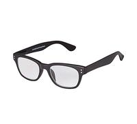 Ultra Adults Black Classic Frame Reading Glasses +1.5 Dioptre Transparent Glasses Lightweight Comfortable Womens Mens Reading Glasses Non-Prescription Lenses Designer Style Foldable Eye Glasses