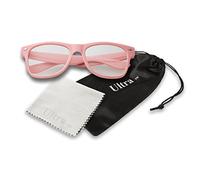 Ultra Adults Costume Glasses Clear Lens Fake Nerd Eyewear Unisex Classic | Plastic Frames,Shatter Resistant Polycarbonate Lenses,UKCA/CE Marked,For Ages 14+,11 Options,Authentic Real Look,Mens Womens