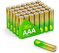 Ultra Alkaline Triple A Batteries, Long Lasting Power - Ideal for Camera, Alarm & Industrial Use - 10-Year Shelf Life - 36 Pack by GP AAA Batteries