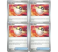 Ultra Ball 196/198 - Scarlet & Violet - Pokemon Trainer x4 Card Set - Playset 4X