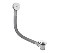 Ultra Basin Sink Waste Unslotted Chrome Plated Click Clack Pop up Sprung Plug for Sinks 40mm without Overflow Holes Brass Body for Increased Resilience against Sticking Rust Bathroom Sink Tap Clicker