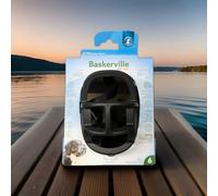 Safe BASKERVILLE ULTRA MUZZLE, Size 6, Patented Humane Design, Breathable, Dog can Pant and Drink, Adjustable, Padded, Dog Training Muzzle for Large Dogs, Prevents Biting, Wildlife Scavenging