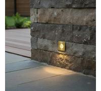 Ultra Beam Lighting 1 Watt Square Brass Decking Ground Light