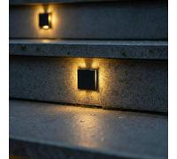 Ultra Beam Lighting 1 Watt Square Halo Effect Recessed Outdoor Step Light