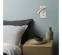 Ultra Beam Lighting 5 Watt Silver Recessed Dimmable Reading Lamp