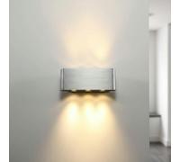 Ultra Beam Lighting 6 Watt Brushed Aluminium Internal Wall Light Up and Down