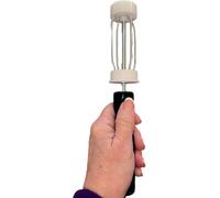 Ultra Beauty Essentials Replacement Handle for Commercial Lint Roller and One Multi-Use Lavender Dryer Sachet Exclusively by (Straight - Blue)