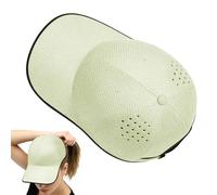 Ultra-Breathable Baseball Cap - Seamless, Packable & Quick-Dry Athletic Hat | Portable Lightweight Design for Running, Golf, Hiking, Fitness and Casual Travel Beige