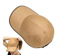 Ultra-Breathable Baseball Cap - Seamless, Packable & Quick-Dry Athletic Hat | Portable Lightweight Design for Running, Golf, Hiking, Fitness and Casual Travel Brown