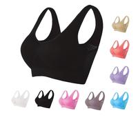 Ultra-Breeze Lift Air Bra, Breathable Cool Lift Up Air Bra, Women's Seamless Air Permeable Cooling Comfort Bra (black,7XL)