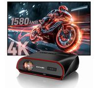 Ultra Bright 1400 Lumens ANSI Smart Projector, NFC Wireless Fused Wifi 6, 4K HDR10+ Decoding Android TV, Bluetooth Bidirectional, DSP Stereo, Home Theater with Daylight and