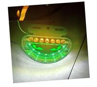 Ultra-Bright 6500K LED Side Lamp 24V for Night Safety(green) | 24V system compatible, ring design, waterproof IP rating, ideal for trailers and pump trucks