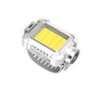 Ultra Bright Beacon, Portable Path Radiation, Rechargeable with Wristband, Lightweight Polycarbonate Utility Device, Adventure Gear with Modern Shape, Guide Beam for Men