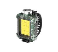 Ultra Bright Beacon, Portable Path Radiation, Rechargeable with Wristband, Lightweight Polycarbonate Utility Device, Adventure Gear with Modern Shape, Guide Beam for Men