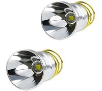 Ultra Bright Flashlight Bulb LED Replacement Bulbs Drop-in P60 Design Module for All Surefire Hugsby C2 G2 Z2 6P 9P G3 S3 D2 Ultrafire 501B 502B, 1200LM 1 Mode Lamp Bulb Torch Repair Parts, 2 Pack