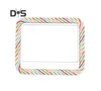 Ultra-Bright Full Page Magnifier with LED Light Glare-Free Compact Size Portable Battery Powered Reading Light Magnifying Glass