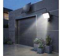 Ultra Bright Solar PIR Floodlight 1000L Motion Activated Security Light | with 120° Detection Angle, 5m Sensor Range, Cool White LED Illumination for Driveways, Gardens and Entrances
