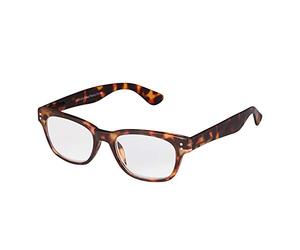 Ultra Brown Tortoise Shell Frame Reading Glasses +1.5 Dioptre Transparent Glasses Lightweight Comfortable Womens Mens Reading Glasses Non-Prescription Lenses Designer Style Foldable Eye Glasses