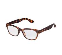 Ultra Brown Tortoise Shell Frame Reading Glasses +2.5 Dioptre Transparent Glasses Lightweight Comfortable Womens Mens Reading Glasses Non-Prescription Lenses Designer Style Foldable Eye Glasses