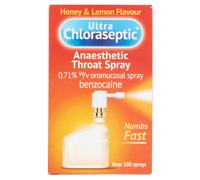 Ultra Chloraseptic Anaesthetic Throat Spray Honey and Lemon 15ml