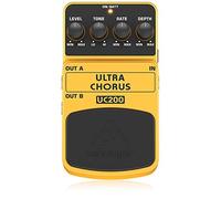 Behringer ULTRA CHORUS UC200 Ultimate Stereo Chorus Effects Pedal,Yellow