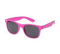 Ultra Classic Retro Sunglasses UV400 Protection - Unisex Adults Mens Womens - Lightweight Polycarbonate Lenses - Timeless Pink with Black Lenses