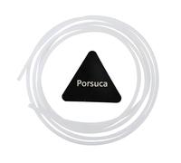 Ultra-Clear PTFE Tube for 1.75mm Filament with Cutter for Bambu Lab A1/A1 mini/P1P/P1S/X1C Extruder,2.5mm IDx4mm OD Length 5M Bowden Tube (Transparent)