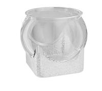Ultra Clear Round Fish Bowl Plastic Removable Desktop Fish Tank 360-Degree View Desktop Small Aquarium Tabletop Ornament(Small)