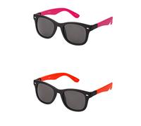 Ultra Clix Black Front Dual Frame Adults Unisex Retro 80s Vintage Style Sunglasses Men and Women Can Wear Classic Oval Sunglasses Man Sunglasses Women UV400 Protection Eyewear Shades Men's Women's