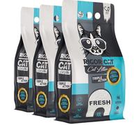 Ultra Clumping Cat Litter - Fast Absorbing, Low Dust, Fresh scent, 30L, Super clumping, Soft for Paws, Perfect Odour Control, Indoor Cat Litter
